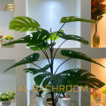 TANAMAN ARTIFICIAL MONSTERA JUMBO 110 CM B8217 HIASAN RUMAH KANTOR. 