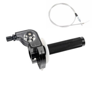 Motorcycle Throttle Twist Grips 22mm CNC Aluminum Grip With Cable Accelerator Moped Scooter