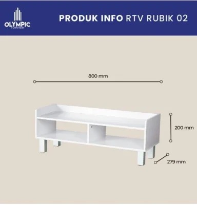 Olympic Rak TV / Meja Tv / Tempat Penyimpanan / RTV Rubik 01 Rubik 2