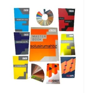 KATALOG TACO PILIH BERBAGAI TIPE pilih set 10 macam master book ultracore perform 300 ecosheet eco flooring hpl pvc sheet eco hpl eco sheet furniture fitting buku sample contoh potongan catalog MASTERBOOK