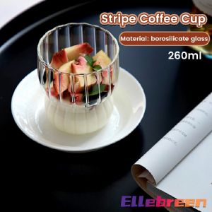 260ml Drinking Glasses Coffee Cup Wine Water Milk Cup Drinkware