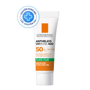 Sữa chống nắng dành cho da dầu mụn La Roche-Posay Anthelios UVMUNE400 Oil Control Fluid 3ml