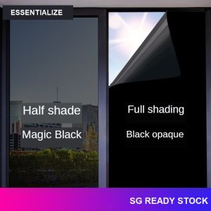 [SG Seller] Window film Shading heat insulation and sunscreen cellophane film anti-peeping full blackout