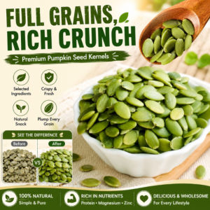 Roasted Pumpkin Seeds Super Crispy Original Goji Berry Flavor Healthy Snack Crunchy Pumpkin Seeds Kernels Bulk Pack