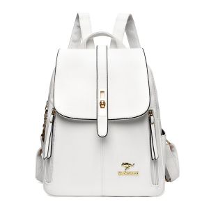 Women Large Capacity Backpack Purses High Quality Leather Female Vintage Bag School Bags Travel Bagpack Ladies Bookbag Rucksack2026