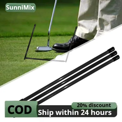 3x Golf Alignment Rods Posture Correction Fiberglass 10.63inch Direction Indicator Portable Training Aid for Swing Practice
