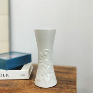 แจกัน แจกันดอกไม้เซรามิค แจกันมินิมอล สีขาว สูง 7.5 นิ้ว - 9.5 นิ้ว สำหรับ ตกแต่งบ้าน เข้ากับทุกโทนสีในบ้าน