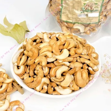 Hạt Điều bể đôi sạch lụa rang không muối Bình Phước 500Gr