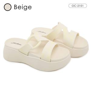 OCTAVIA Sandal Slide Slip On Wedges Wanita Ring Series #OC-2101 (FREE BOX)