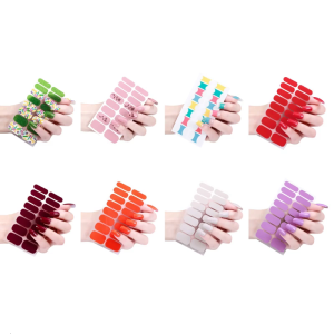 Nail Strips Nail Polish Art Stickers Wraps Nail File Sticker Nails for Women Decorations Party Nail Art