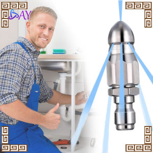 Nozzle Pembersih Pipa/Pressure Washer Sewer/Stainless Steel Durable/ Design Sewer Jet Nozzle1/4inch Quickly Connector