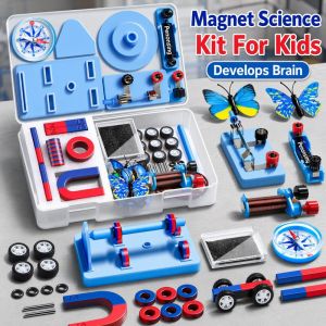 Starry Home.my Magnet Science Experiment Kit For Primary Kids 1 To 6 Grade Safe ABS Material Boosts Brain Skills Compass Toy