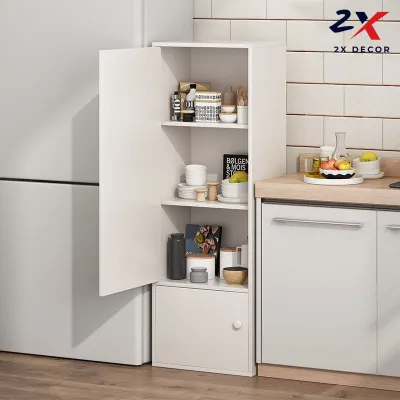 2X Decor - Tủ Gỗ Đựng Đồ Tủ Quần Áo Đa Năng Kệ Nhà Bếp Tiện Lợi - 2X025