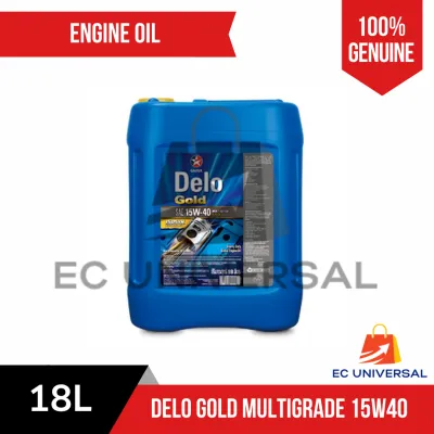 Caltex Diesel Engine Oil Delo Gold MG 15W40 MG Multigrade (18L) Liters Pail | EC Universal Official Store