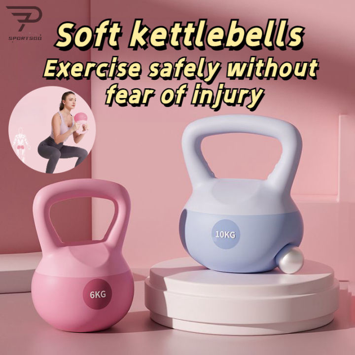 SPORTNOW 6kg Soft-Body Strength Training Kettlebell Weight With Wide Handle Light Blue 1