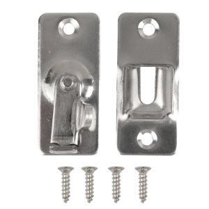 ที่ล็อกประตูแบบบานเลื่อนกลอนประตู90องศาตู้กลอนประตูสแตนเลสสตีลหน้าต่างบานสลักขออุปกรณ์มือจับประตูมุมฉาก