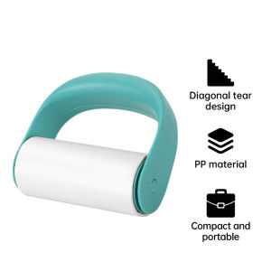 Deli Vusign Lint Sticking Roller 60 Sheets Sticky Laundry Care Roller Cleaning Roller
