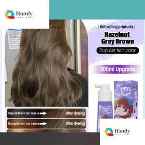 Natural plant bubble hair dye hair dye cream no bleaching required non-sticky to the scalp self-dyeing trendy color