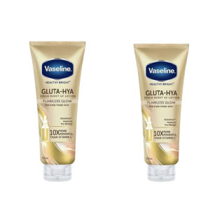 【BUY 1 TAKE 1】 VASELINE Healthy Bright Gluta-Hya Serum Burst UV Lotion Flawless Glow 330ml UN
