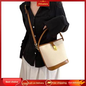 [Chinatera Malll] Messenger Bag with Adjustable Shoulder Strap Fashionable Crossbody Bag Top-Handle Shoulder Handbag for Women Girls Ladies