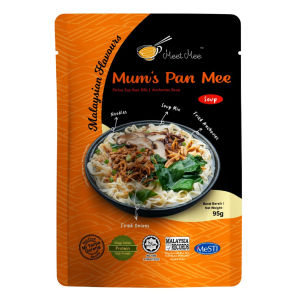 MEET MEE Soup Mums Pan Mee [Bundle of 4] / 清汤妈妈板面 (江鱼仔汤底)