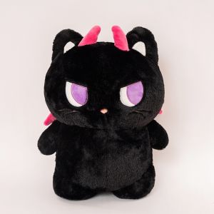 JOJO CASTLE 35/45cm Kawaii Cartoon Anime Angel Devil Little Monster Stuffed Plush Toy Childrens Lovely Devil Monster Handmade Doll