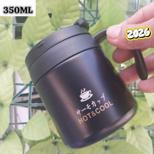 Ca giữ nhiệt Inox 304 có nắp có coi cầm tiện lợi dung tích 500ml-Hàng cao cấp xuất Nhật