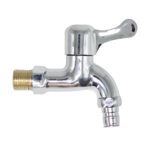 Keran Mesin Cuci / Kran Air Tembok / Taman Kamar Mandi Stainlessl- 2102+JS-136