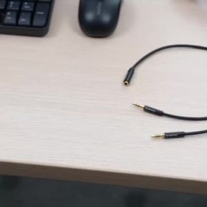 (HD1)[Choice] Vention Audio Splitter Headphone Adapter 3.5mm Aux Cable 1 Female to 2 Male Mic Y Splitter Headset to PC Adapter