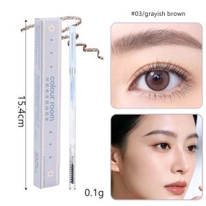 Dorisna Double Heads Eyebrow Pencil Waterproof Long-lasting Fine Eyebrow Pen Brow Enhancer