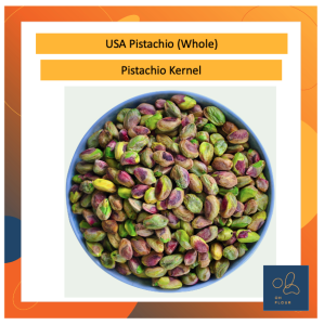 USA Pistachio Whole Halves Raw without Shell 250g Premium Grade Natural / Kacang Pistachio tanpa kulit /开心果无壳