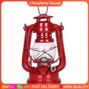 Vintage Hurricane Lantern Metal Kerosene Lantern Hurricane Table Lamps with Handle for Camping Home Patio