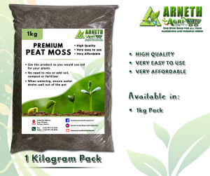 ARNETH PREMIUM PEAT MOSS  - GREAT FOR GROWING PLANTS HERBS AND VEGETABLES IN POTS