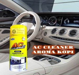 produk otomotif-pewangi & pembersih ac mobil dan ruangan ac cleaner Spray aroma kopi isi 400ml Produk Otomotif Aroma Fresh - Lazada