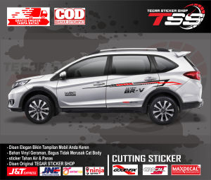 sticker mobil brv sticker mobil honda br-v sticker mobil keren sticker motif variasi body mobil