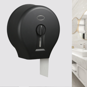 Hộp đưng giấy vệ sinh nhà tắm cuộn lớn(HCC) chất liệu nhựa dẻo cao cấp.Đầy đủ phụ kiện đi kèm