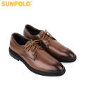 Giày Nam Da Thật Công Sở SUNPOLO SPH296 (Đen, Nâu). 