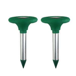 Solar Power Mole Repellents Waterproof Snake Vole Repellents Ultrasonics Outdoor Snake Voles Ground Squirrels Garden Yard