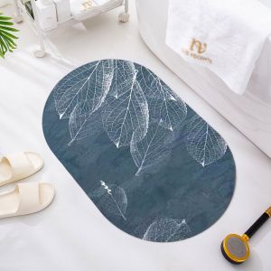 Super Absorbent Diatom Mud Pad Floor Mat Kitchen Toilet Bath Pad Non-Slip Bathroom Mat Carpet Kitchen 吸水地垫厕所