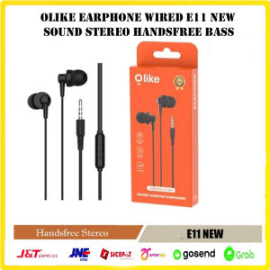 Olike Handsfree E11 Packing Kotak HD Stereo Sound Earphone Full Bas Original