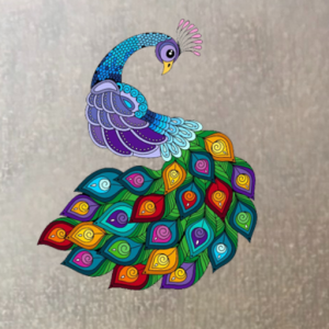 Hình ủi ép nhiệt-hình in áo logo CON CÔNG ĐẸP-ủi trực tiếp bằng bàn ủibàn là tại nhà rất đẹptiện lợi-giá khuyến mãi-Majestic.clo.luck