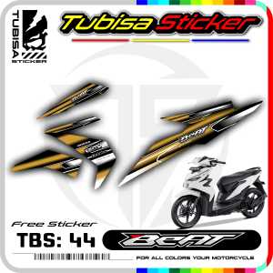 Sticker Striping Variasi Beat Esp/Street - Stiker Striping Variasi Motor Beat Esp/Street. TBS.44