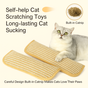 Cat Toys Magic Claw Cat Scratching Pad  Cat SelfHeeling Teething Pillow Catnip Pillow