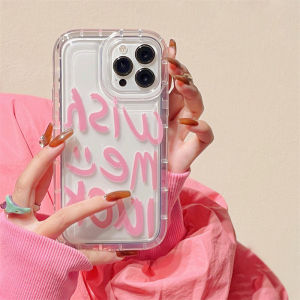 CASE Cocok Untuk iPhone 7 8 6 6 S Plus 11 13 12 14 15 Pro MAX XR XS MAX 7Plus 8Plus SE 2032 iPhone Jelly Case Wish Me Luck Casing Silikon Tahan Benturan