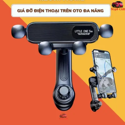Giá Đỡ Điện Thoại Ô Tô Kẹp Cửa Gió Điều Hòa Xoay 360 Độ Nhỏ Gọn Tiện Lợi Cho Xe N198car