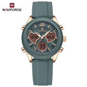 NAVIFORCE Digital Watch for Women Luminous 30m Waterproof Original watch Heart-Shaped Viewfinder Casual Fashion Multifunctional Womens Watches NF5045T