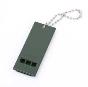 2Pcs 3-frequency Whistler High Decibel Emergency Whistler Signal Rescue for Camping Hiking Survival Whistling Outdoor Tools