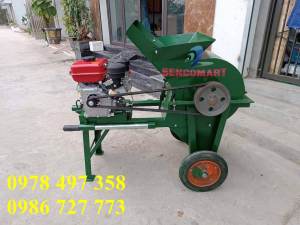 Máy nghiền đất làm bầu ươm nhập khẩu động cơ dầu
