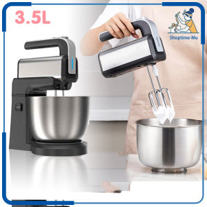 300W Daya Tinggi Pengocok Adonan Kue / Stand Mixer 3.5L / Penyesuaian Lima Kecepatan