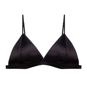 GOOTRADES Underwear Thin Deep V-shape Tube Top Women Intimates Triangle Cup Beauty Back Push Up Bralette Satin  Bra Women Bras